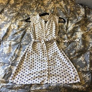 Heart Patterned Dress